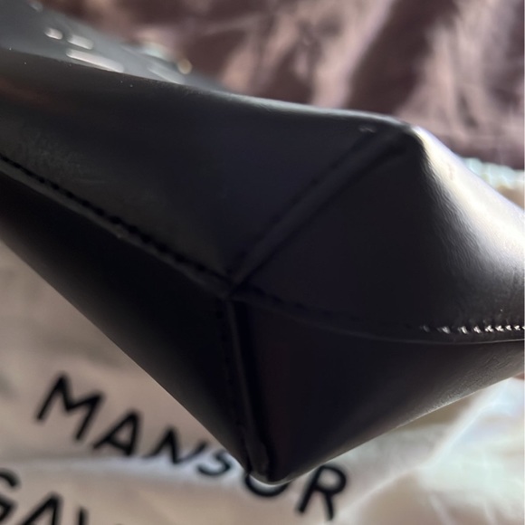 Mansur Gavriel Vegetable Tanned Shoulder tote bag with strap - Picture 8 of 12